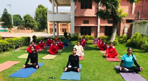 YOGA DAY IN SCHOOL